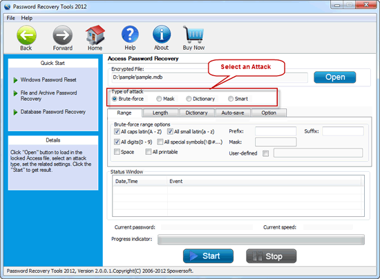 recover ms access password