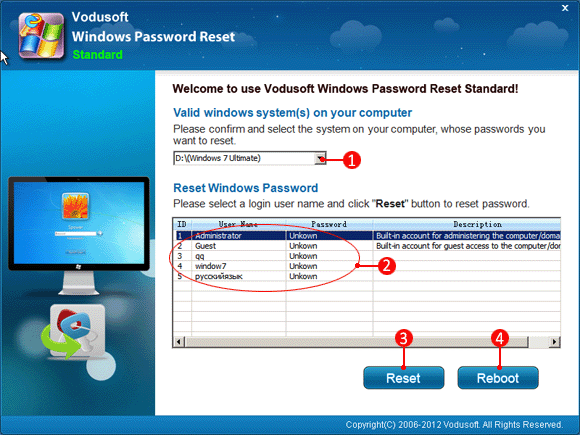 recover windows password