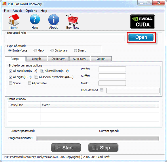 recover pdf password