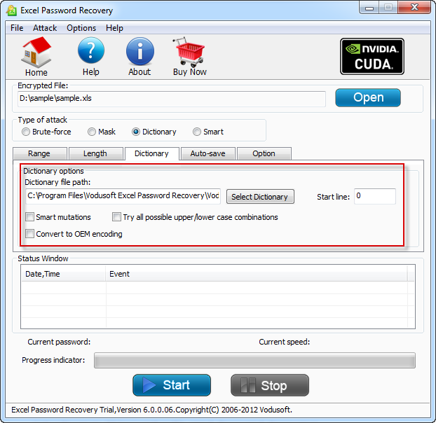 recover excel password