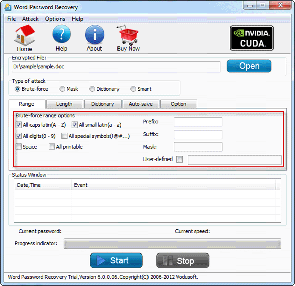 Word password recovery